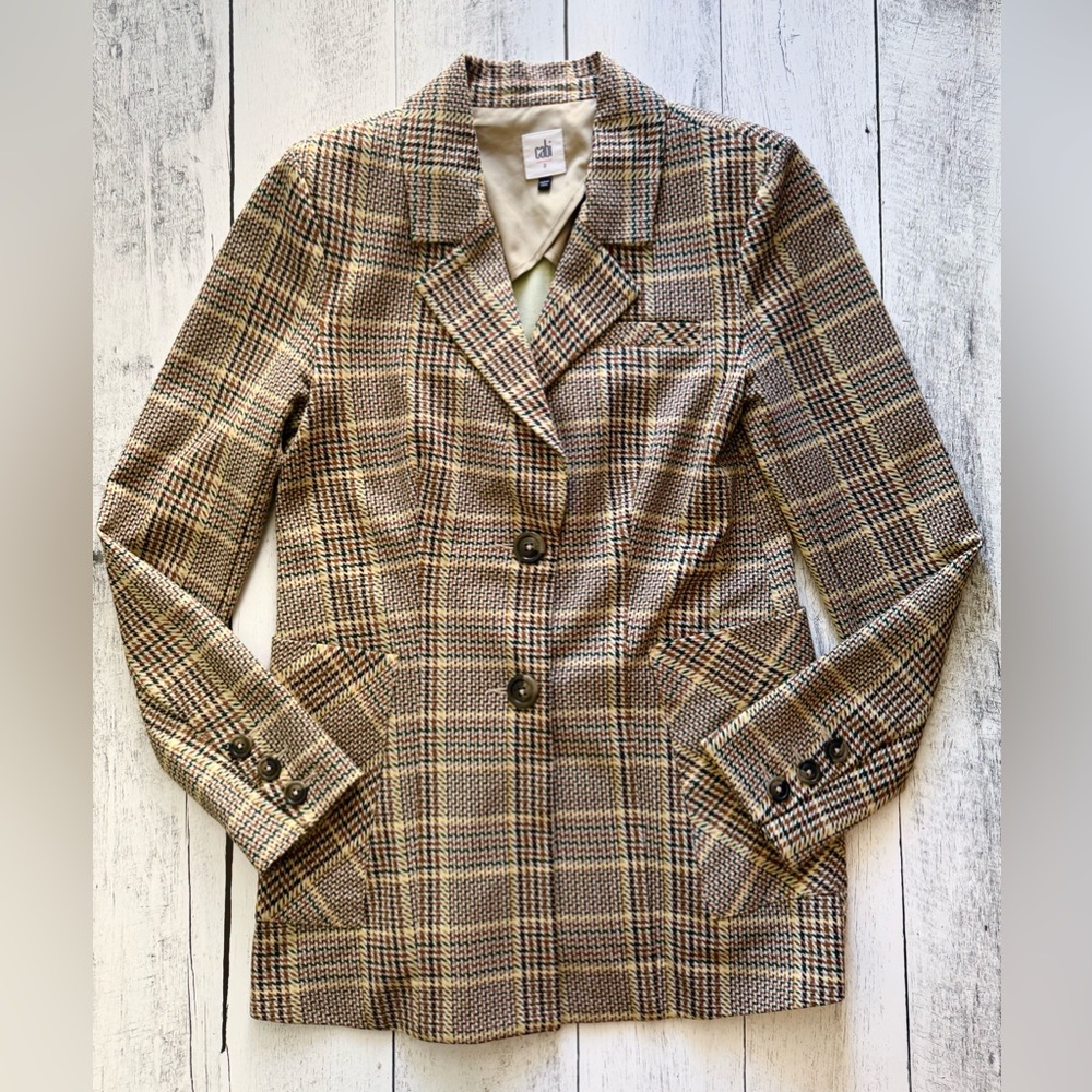 Cabi Women’s Pastime Plaid Blazer and Skirt Set - Picture 11 of 16